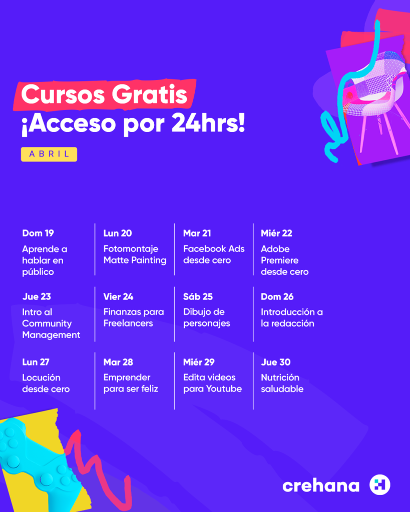 Cursos Gratis Crehana