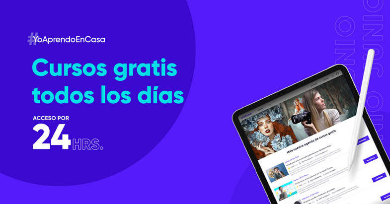 Cursos gratis todos los días de Crehana