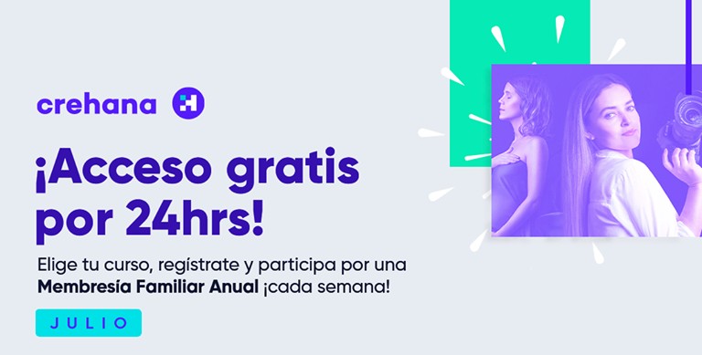 Cursos gratis Crehana julio