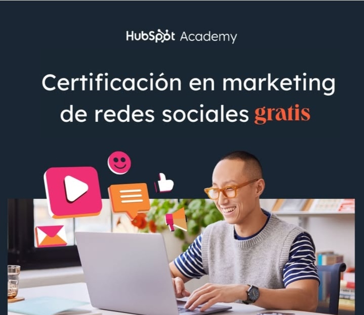 Certificación en marketing de redes sociales HubSpot