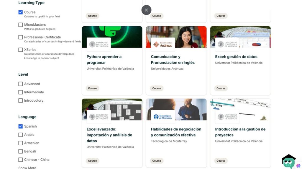 Inscribirse en cursos de eDX